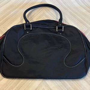 Lululemon Navy Blue with Hot Pink Trim Gym/Bowling Bag